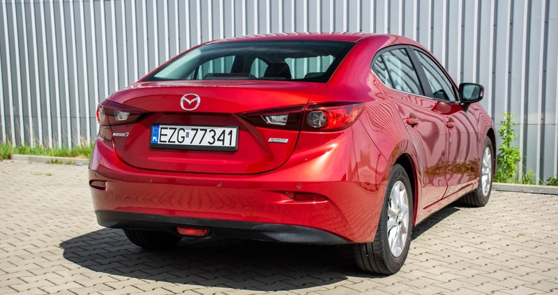 Mazda 3 cena 54900 przebieg: 148100, rok produkcji 2015 z Łódź małe 529